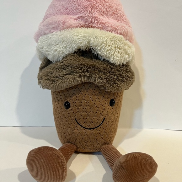 Jellycat Toys Jellycat London Retired Neapolitan Ice Cream Cone Amuseable Plush Poshmark
